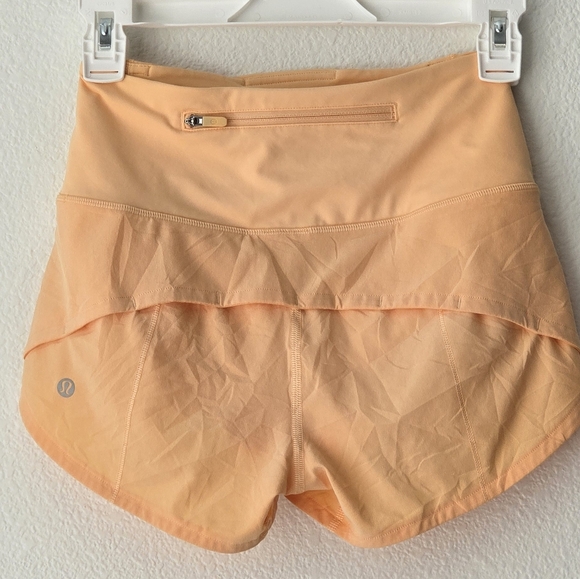 Speed Up High-Rise Lined Short - Size 0 - Orange - Picture 2 of 9
